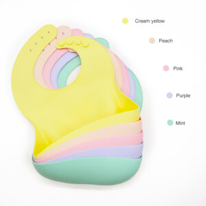 Silicone Bib with Crumb Catcher